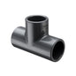 Tee, 4 in, Socket, SCH 80/XH, PVC