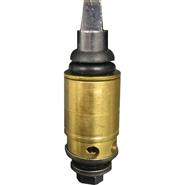 Compression Lefthand Hot Lavatory/Kitchen Stem Unit, 2-3/16 in L, For Use With Chicago Faucets, B-25 Broach Style