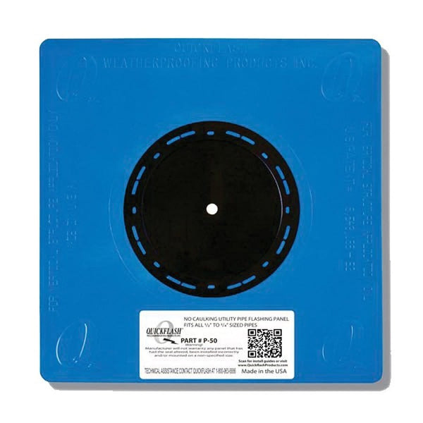 Roof Flashing, 1/2 to 3/4 in, Polyethylene