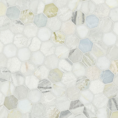 Cloudland 2" Hexagon Polished