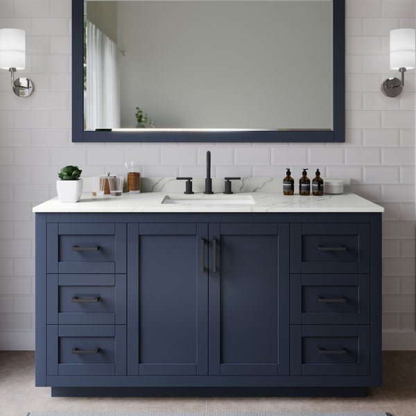 Miranda Single Bathroom Vanity - 60W x 33.75H x 22D