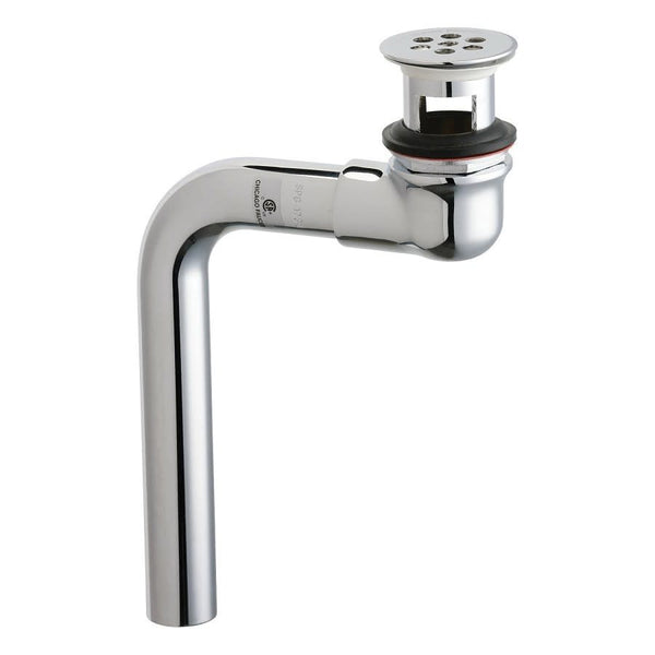 Grid Strainer Offset Waste, Polished Chrome