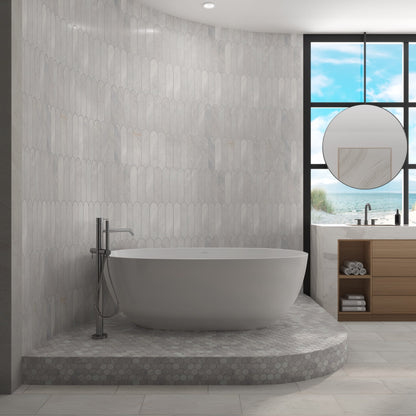 Eclessia Marble Cristallo Rectangle 12X24 Honed