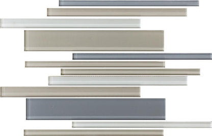 Color Wave Willow Water Bl Brick 2X1 Glass