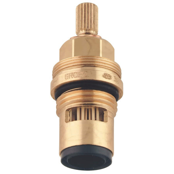 90 deg Closing Left-Hand Faucet Cartridge With Ceramic Sealing Disk, 1.5 gpm, Ceramic Filter