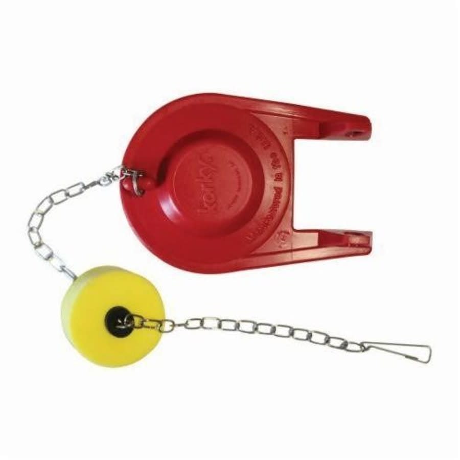 Universal Adjustable Flapper, Plus™ Rubber, Red