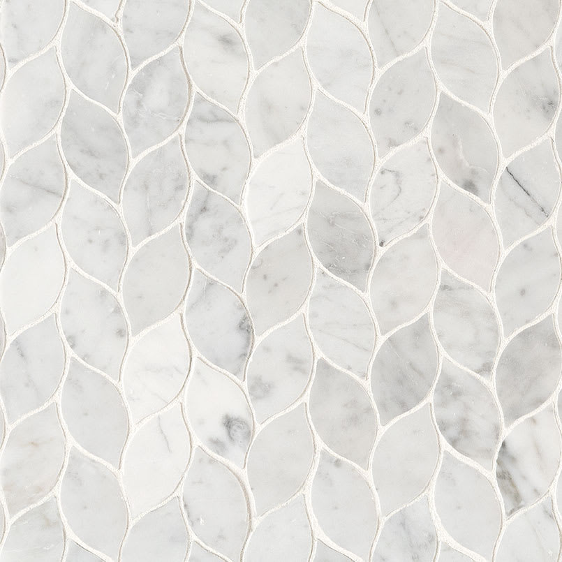 Carrara White Blanco Pattern Honed