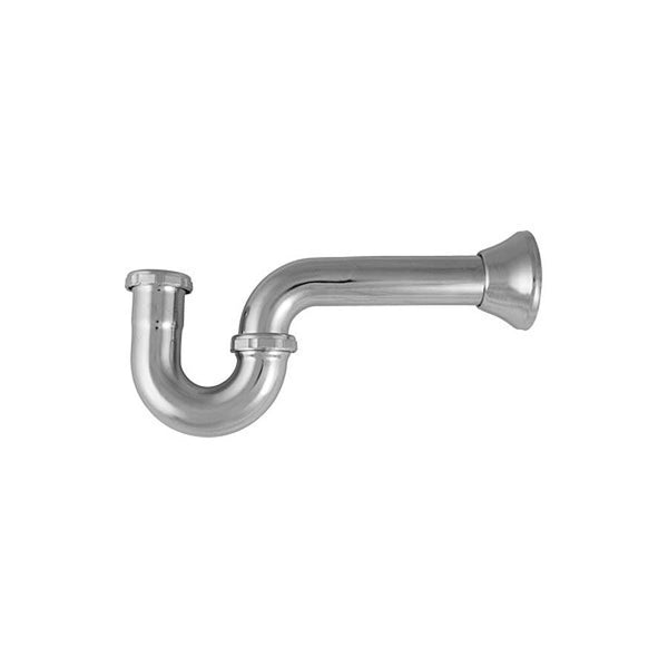 Tubular P-Trap, 1-1/2 in, 17 ga, Polished Chrome