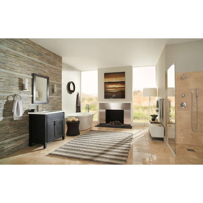 Trinsic Floor Mounted Tub Filler with Integrated Diverter and Hand Shower - Less Rough In