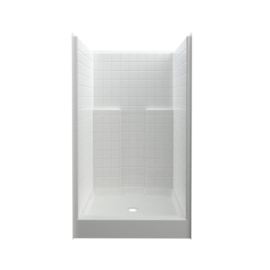 Shower Stall, Acrylic, White