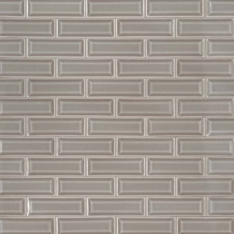 Dove Gray 2x6 Beveled Tile