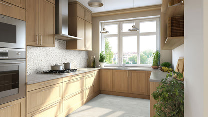 Arabescato Venato Herringbone Honed