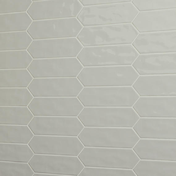 Stagecraft Desert Gray Picket, Undulated 3X12 Glossy