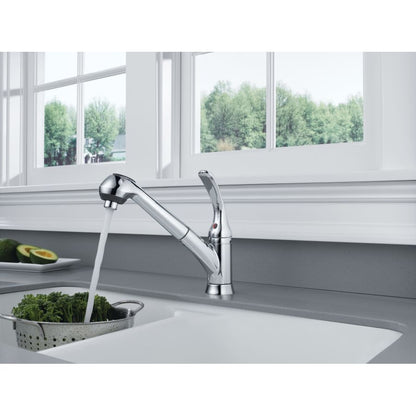 Foundations Core-B Pull-Out Kitchen Faucet with Optional Base Plate - Includes Lifetime Warranty