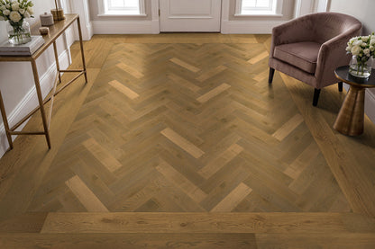 McCarran Wayland Herringbone Engineered Hardwood Flooring