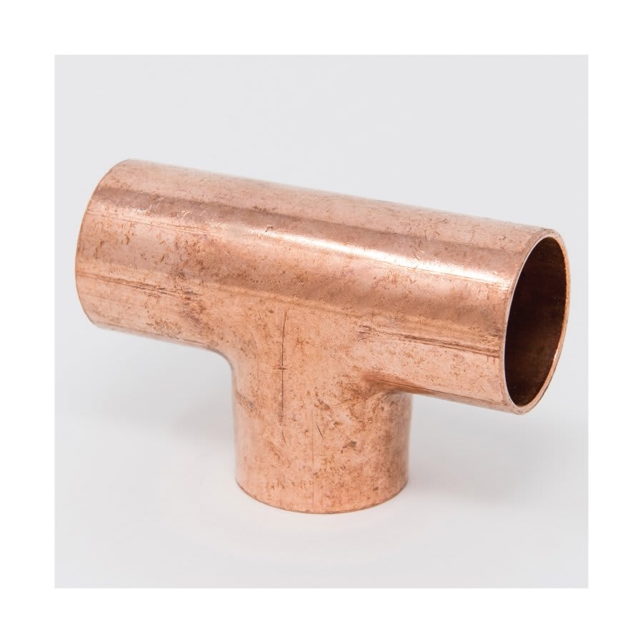 Tee, 3/4 in, C, Cleaned & Bagged Copper