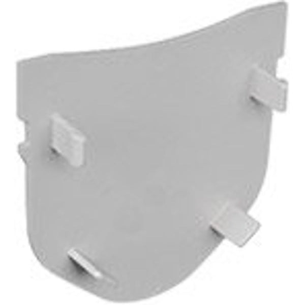 StormDrain™ End Cap, ABS, Gray