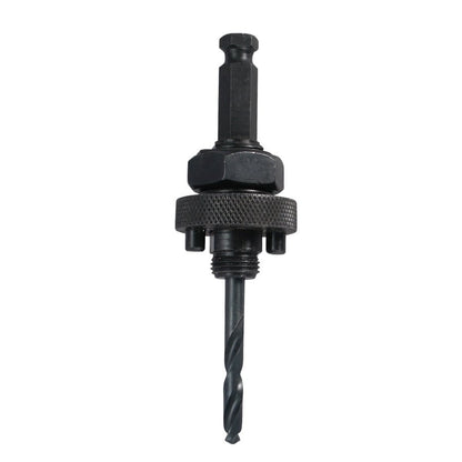 Standard Hole Saw Arbor, 1/2 in, 1/4 in, Pilot Drill, Steel