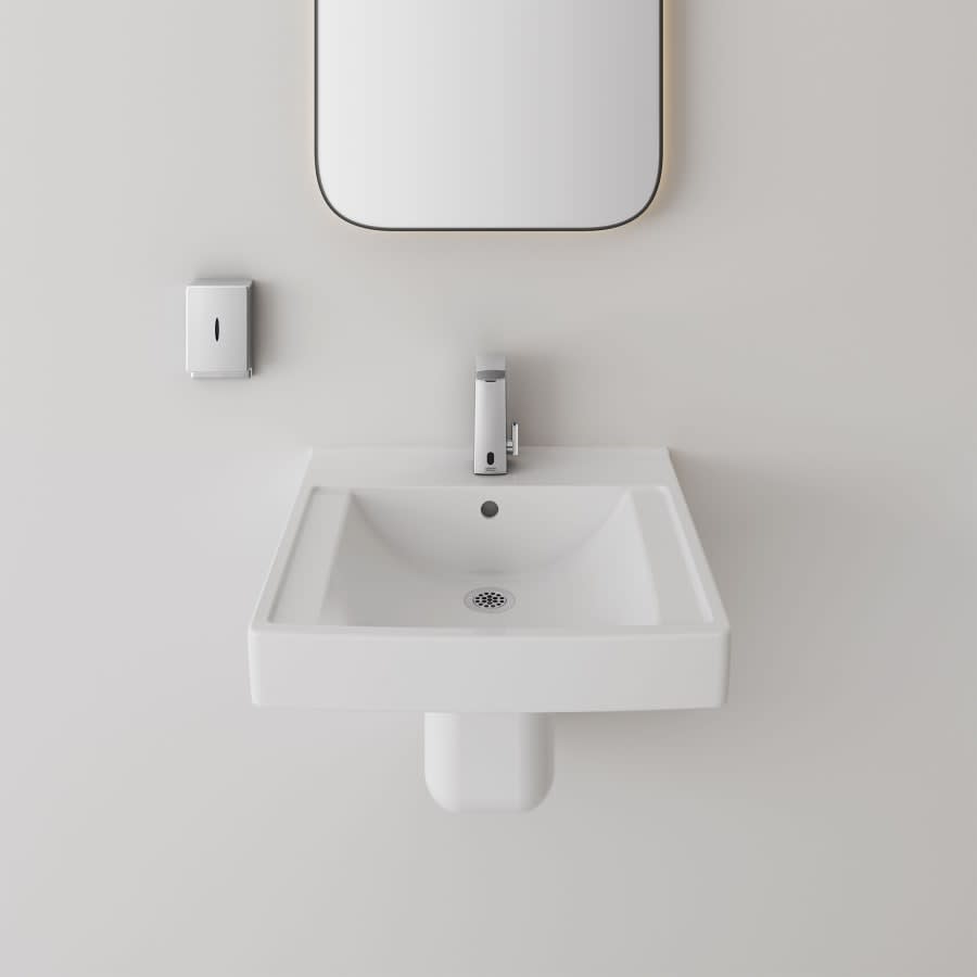 Murro Vitreous China Shroud with EverCleanÂ® for Wall-Hung Sink