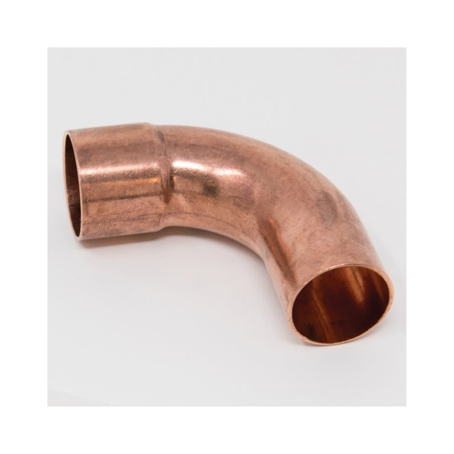 Long Turn Street 90 deg Elbow, 1 in, Fitting x C, Copper