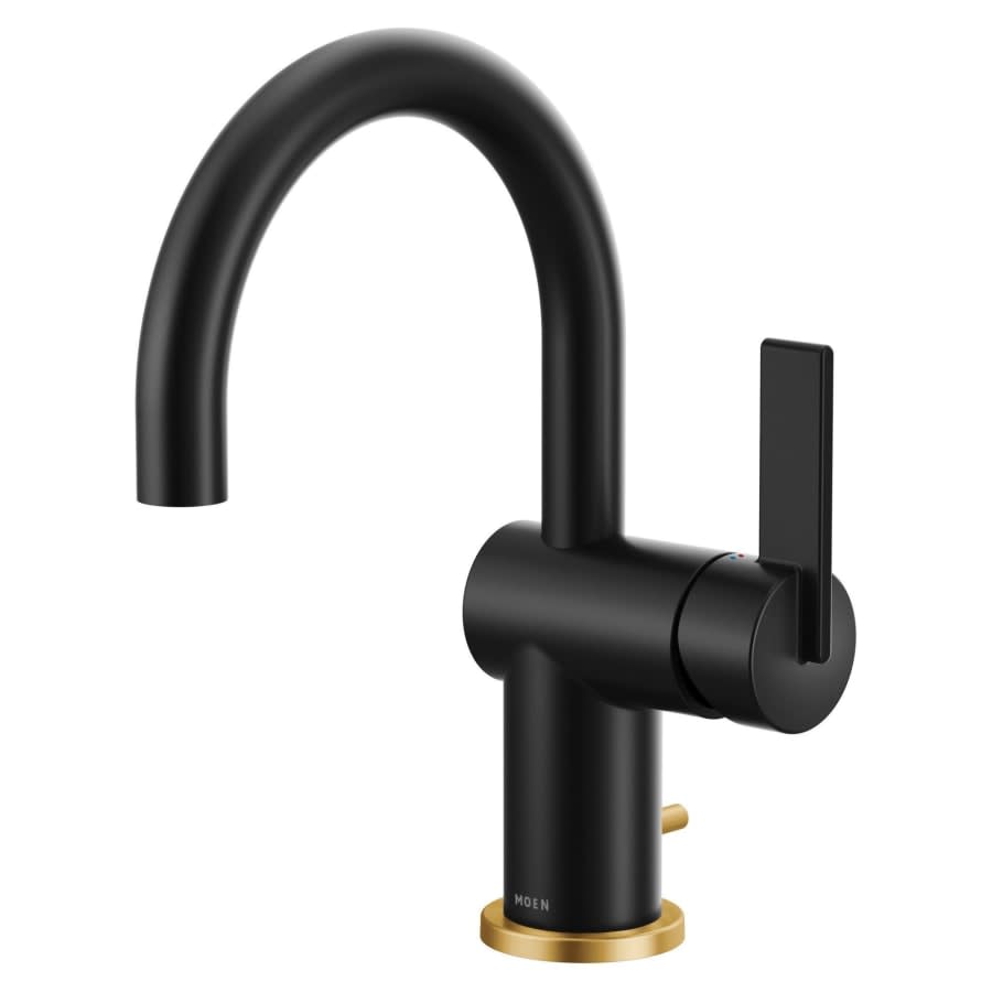 Cia 1.2 GPM Single Hole Bathroom Faucet with Lift Rod Drain Assembly