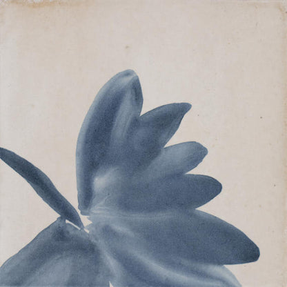 Rice Natural Deco Blossom Square 6X6 Glossy