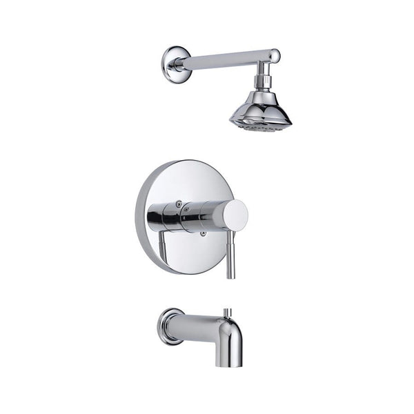 Padova Pressure Balanced Tub & Shower Trim, ADA, Polished Chrome