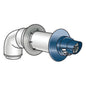 11.5 in, Non Condensing Horizontal Vent Termination, 3x5 Concentric Kit with elbow and wall plates