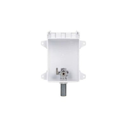 OxBox™ Fire-Rated Ice Maker Outlet Box With MiniRester™ Arrester, 1/2 in, Female C, ABS
