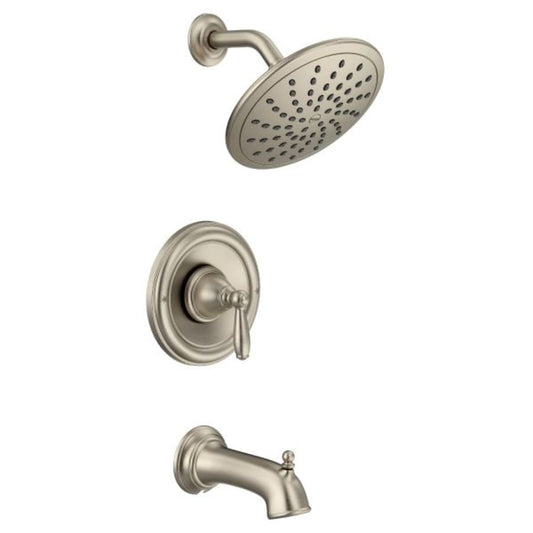 Brantford Tub and Shower Trim Package with Single Function Shower Head - Less Valve