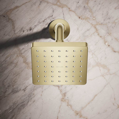 Parallel 2.5 GPM Single Function Shower Head With Katalyst Air-Induction Spray Technology