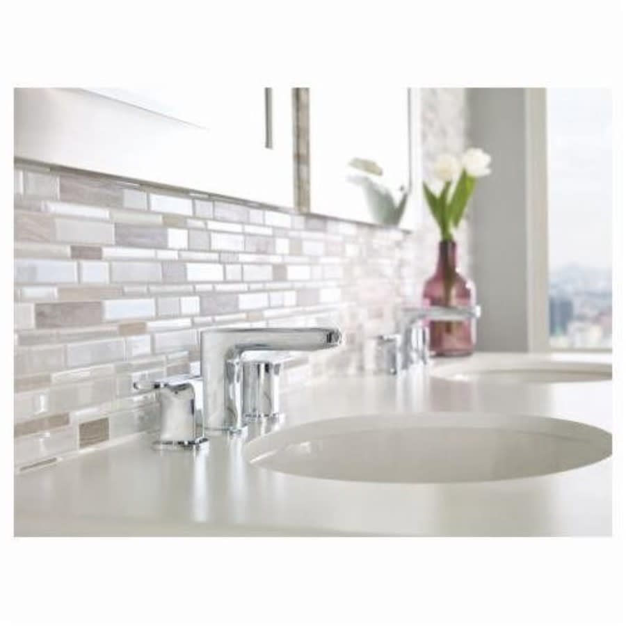 Rizon™ Widespread Lavatory Faucet, ADA, 2 Handle, 3-Hole, 1.2 gpm, Polished Chrome