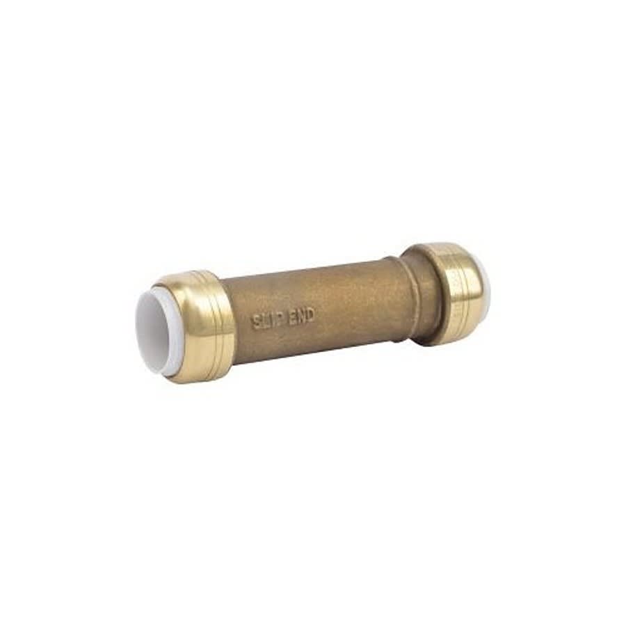 Coupling, 1/2 in, PVC, Brass