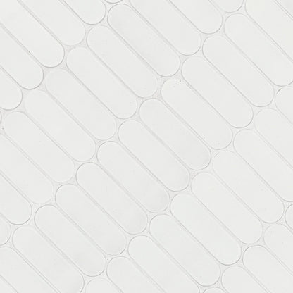 Bianco Glossy Ellipse Tile