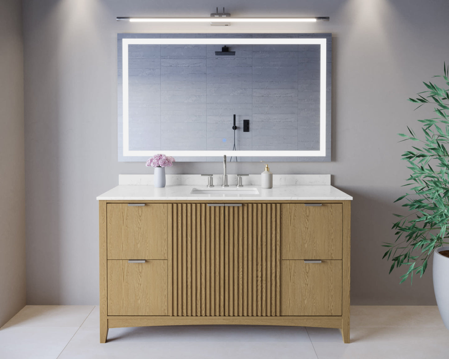 Palmilla Single Bathroom Vanity - 60W x 35H x 22D