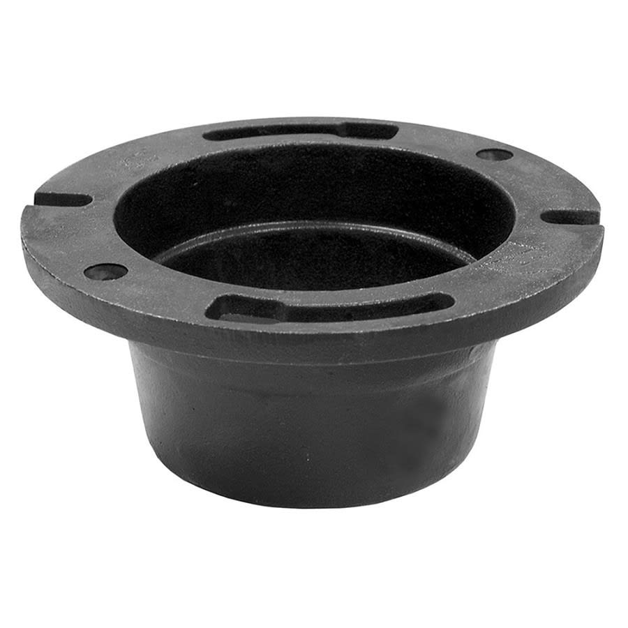 Flange, 4 x 3 in, No Hub, Cast Iron