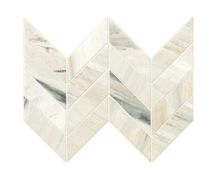 Pietra Divina Namaste Triangle, Straight Edge 2X2 Mixed