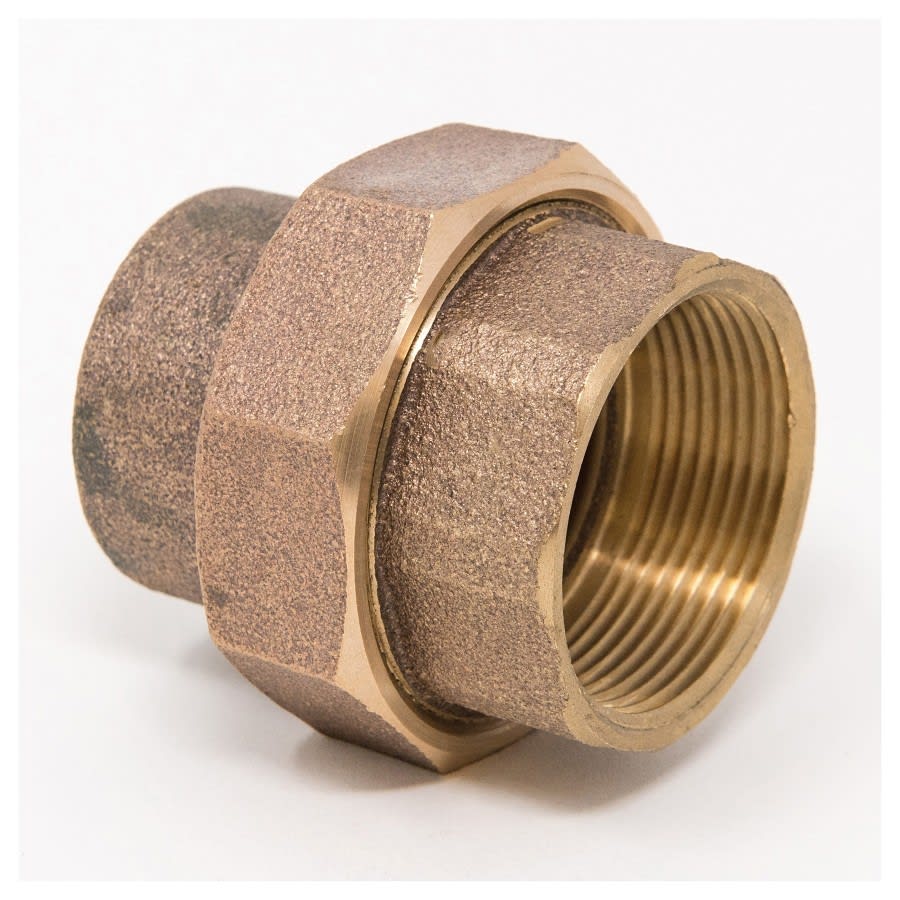Union, 3 in, C x FNPT, Copper