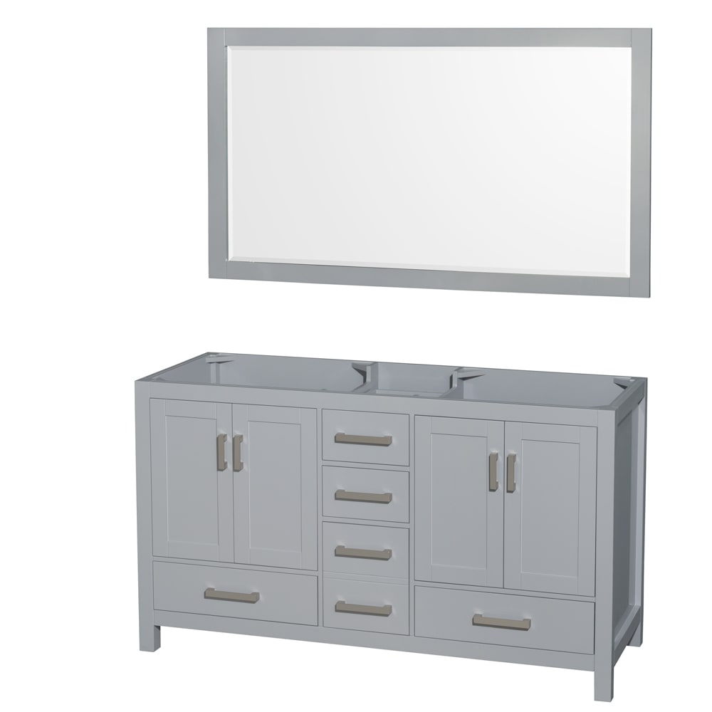 Sheffield Double Bathroom Vanity - 59W x 35H x 21.5D