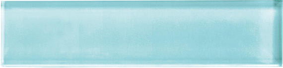 Color Appeal Fountain Blue Rectangle 2X8 Glossy