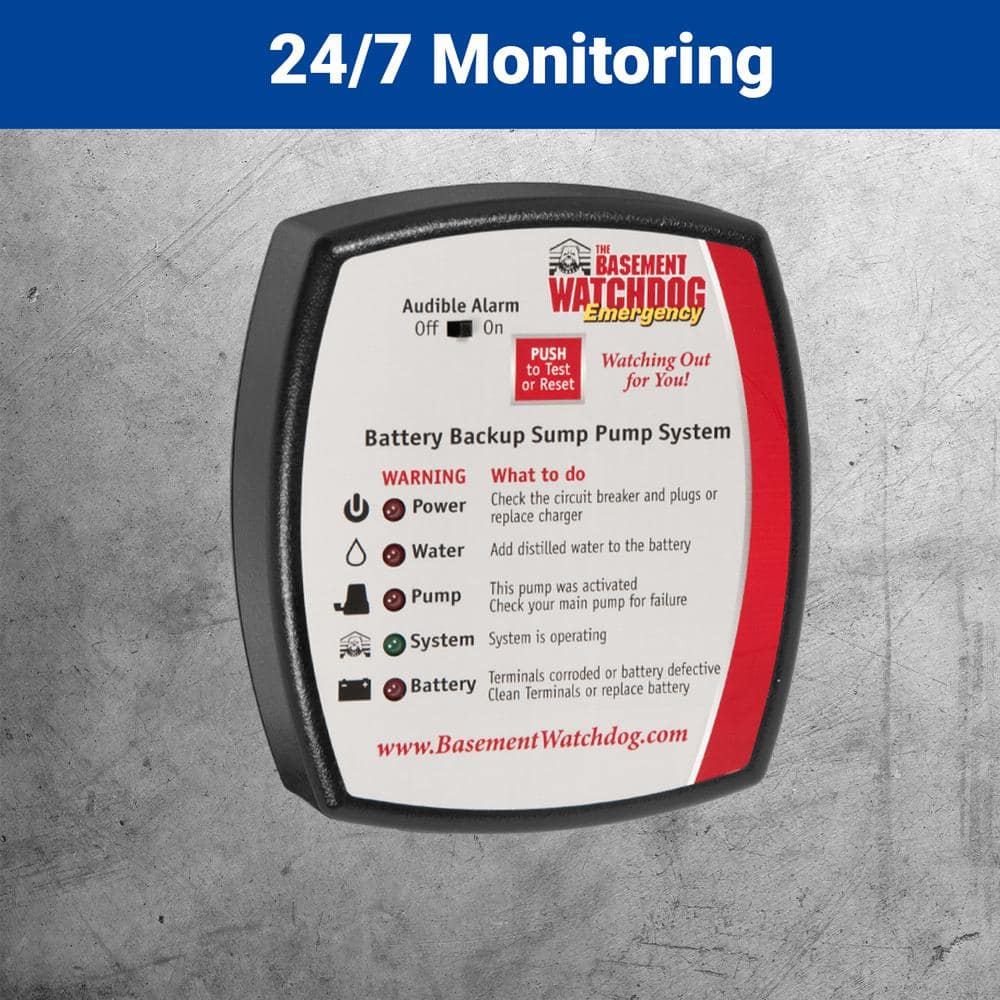 Emergency Battery Backup Sump Pump System