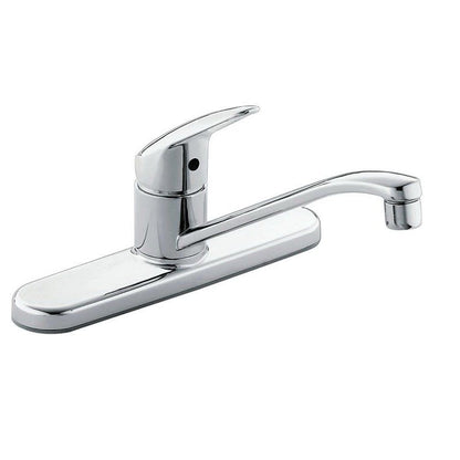 Cornerstone™ Kitchen Faucet, Deck Mount, ADA, 1 Lever Handle, 3-Hole, Chrome