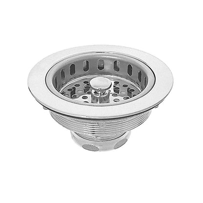 Strainer, Stainless Steel, Polished Chrome Plated