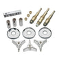 Tub/Shower 3-Handle Remodeling Kit, Brass, Polished Chrome