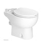 Toilet Bowl, Floor Mount, 12 in Rough, ADA, Round, White