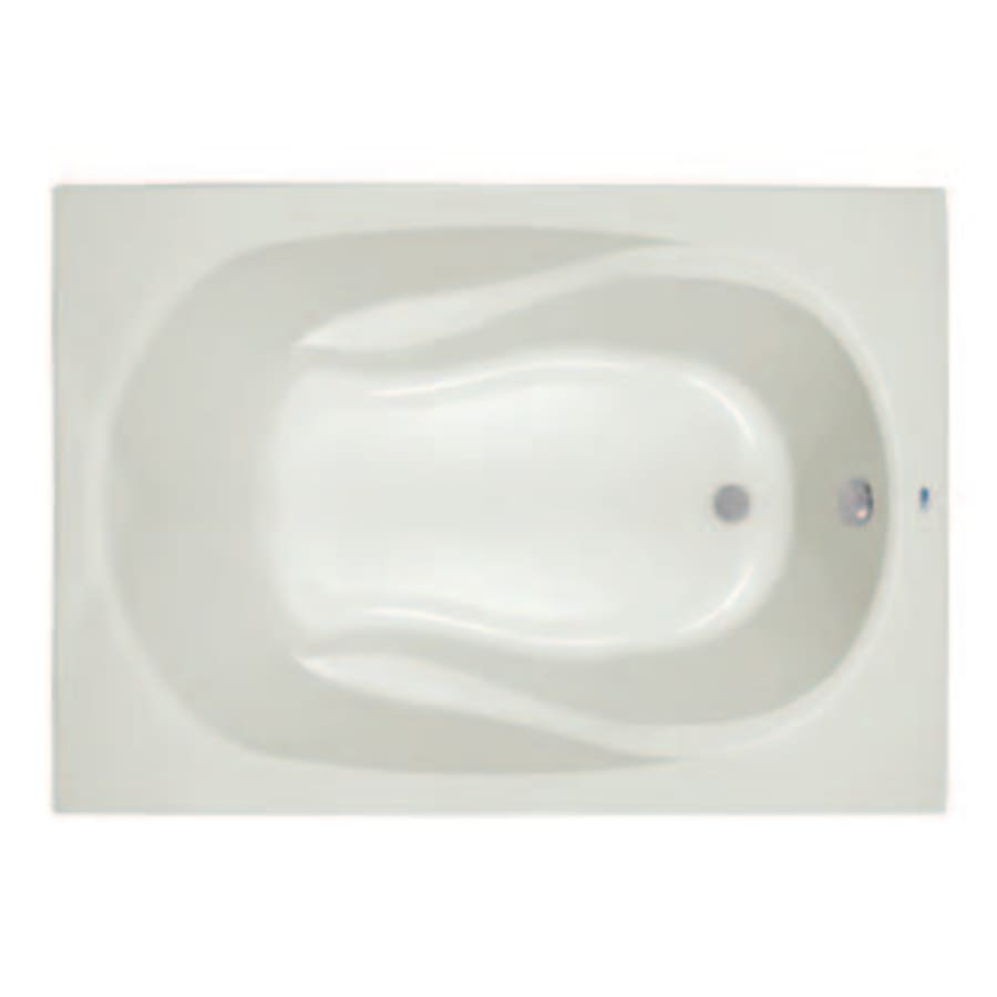 Lansford 72" x 36" Drop In Acrylic Soaking Tub with Reversible Drain and Overflow