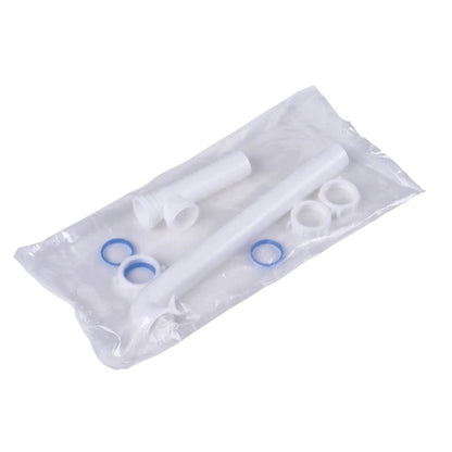 Continuous Waste, End Outlet, 1-1/2 in, PVC, White