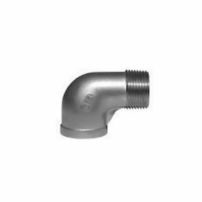 Street 90 deg Elbow, 1/2 in, FNPT x MNPT, 304/304L Stainless Steel, 150 lb