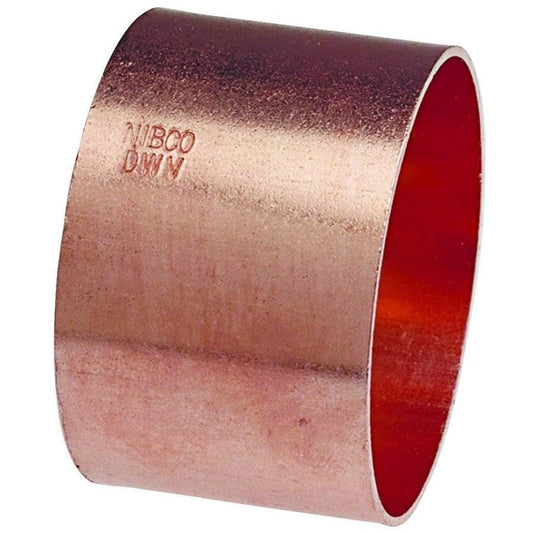 DWV No-Stop Coupling, 2 in, C, Copper