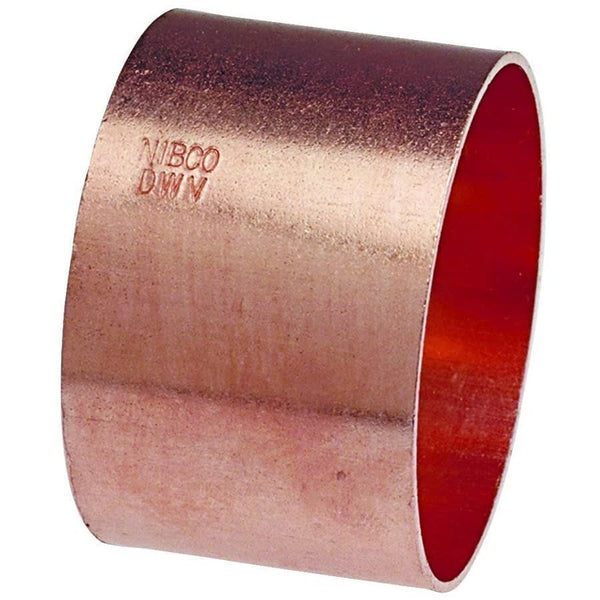 DWV No-Stop Coupling, 2 in, C, Copper